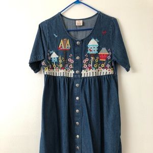 VTG Bechamel denim house dress